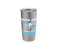 Christian Jesus Riding a 600cc Snowmobile Stainless Steel Insulated Tumbler