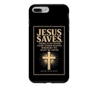 Christian Jesus Saves Bible Verse Acts 4:12 Gift Case for iPhone 7 Plus/8 Plus