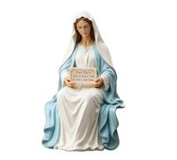 Christian Jesus Statue Resin Icon Tabletop Ornament Faith Art Decorative Figurine Gifted Keepsake Prayer Meditation Display Vehicle Dashboard Altar Space Sanctuary