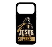 Christian Jesus The Real Superhero Kids Faith Gift Case for iPhone 17 Pro Max