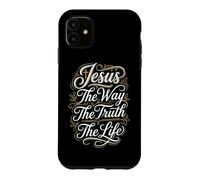 Christian Jesus The Way The Truth The Life Bible Study Case for iPhone 11