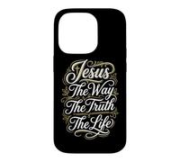 Christian Jesus The Way The Truth The Life Bible Study Case for iPhone 14 Pro