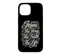 Christian Jesus The Way The Truth The Life Bible Study Case for iPhone 15