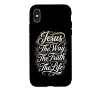 Christian Jesus The Way The Truth The Life Bible Study Case for iPhone X/XS