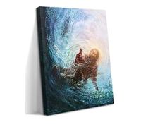 Christian Jesus Wall Art, Hands of God, Canvas Paintings, Posters, Prints, Christ, Religion, Bible, Salvation, Wall Decor for Church, Study, Prayer Room, Home Decor 61 x