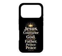 Christian Jesus Wonderful Counselor Mighty God Isaiah 9:6 Case for iPhone 17 Pro