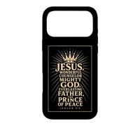 Christian Jesus Wonderful Counselor Mighty God Isaiah 9:6 Case for iPhone 17 Pro Max