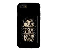 Christian Jesus Wonderful Counselor Mighty God Isaiah 9:6 Case for iPhone SE (2020) / 7/8