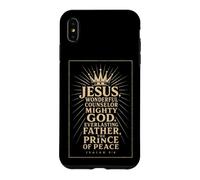 Christian Jesus Wonderful Counselor Mighty God Isaiah 9:6 Case for iPhone XS Max