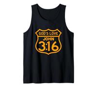 Christian John 3:16 for God So Loved The World Inspired Tank Top