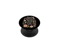 Christian John 3:16 God So Loved Floral Gift PopSockets Adhesive PopGrip