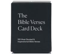 100 Bible Verse Cards | Scripture Cards with Bible Verses | Bible Scripture Cards | Inspirational Prayer Cards | Most Quoted Bible Verses Deck for Memorization & Bible Study | Scripture Memory Cards
