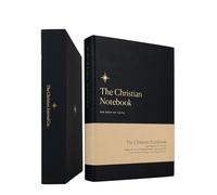 Christian Journal Co 365 Days Of Faith Notebook - Black Hardback | Faith, Bible Study & Self-Reflection Diary | Daily Spiritual Companion for Prayer, Bible Study & journaling | Beautiful Gift Box