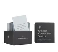 Christian Journal Co Conversation Starters Card Deck - 210 | Faith Based Christian Ice Breaker Questions | Religious Discussion & Reflection Card Game for Families, Faith Groups, Couples & Friends