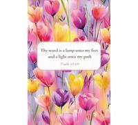 Christian Journal for Women with Bible Verse on Cover - Thy word is a lamp unto my feet and a light unto my path