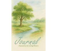 Christian Journal - Planted by the Living Water | Inspirational Scripture Notebook for Women | Bible Verse Psalm 1:1-3 Journal | Watercolor Faith ... & Notes Notebook | 6" x 9", 240 Ruled Pages
