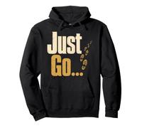 Christian Just Go Footprints Faith Gift Pullover Hoodie
