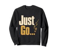 Christian Just Go Footprints Faith Gift Sweatshirt
