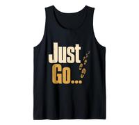 Christian Just Go Footprints Faith Gift Tank Top