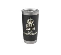 Christian Keep Calm I Am Episcopalian Gift Stainless Steel Insulated Tumbler