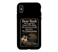 Christian Kids Dear Noah Genesis 6:22 Bible Gift Case for iPhone X/XS