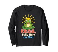 Christian Kids F.R.O.G. Fully Rely on God Gift Long Sleeve T-Shirt