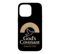 Christian Kids God's Covenant Genesis 9:13 Rainbow Gift Case for iPhone 14 Pro Max