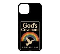 Christian Kids God's Covenant Genesis 9:13 Rainbow Gift Case for iPhone 15 Plus