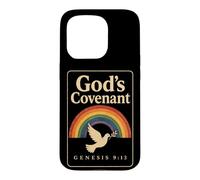 Christian Kids God's Covenant Genesis 9:13 Rainbow Gift Case for iPhone 15 Pro