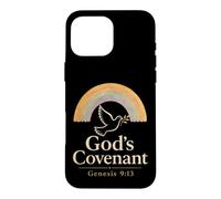 Christian Kids God's Covenant Genesis 9:13 Rainbow Gift Case for iPhone 16 Pro Max