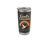 Christian Kids God's Covenant Genesis 9:13 Rainbow Gift Stainless Steel Insulated Tumbler
