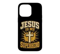 Christian Kids Jesus Is My Superhero Faith Gift Case for iPhone 14 Pro Max