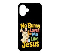 Christian Kids No Bunny Loves Me Like Jesus Gift Case for iPhone 16