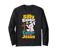 Christian Kids Silly Rabbit Easter is for Jesus Long Sleeve T-Shirt