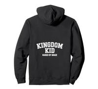 Christian Kingdom Kid Raised By Grace Statement Pullover Hoodie