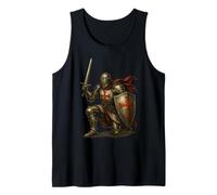 Christian Knight: Kneeling Templar Tank Top