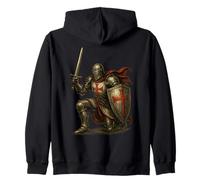 Christian Knight: Kneeling Templar Zip Hoodie
