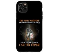 Christian Knight Templar Men Warrior Devil I Am The Storm Case for iPhone 11 Pro Max