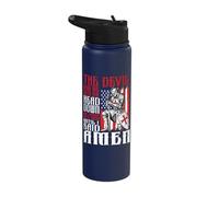 Christian Knight US Flag Devil Saw Me Down Thought He'd Won Stainless Steel Insulated Water Bottle