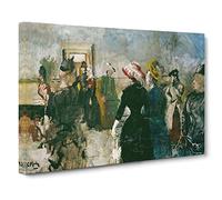 Christian Krohg Albertine Canvas Print | Gallery Wrapped 30mm Frame Wall Art | 24x16 inches | Ready to Hang | Modern Picture | Living Room Bedroom Lounge Office