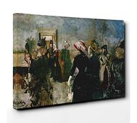 Christian Krohg Albertine Canvas Print | Gallery Wrapped 30mm Frame Wall Art | 30x20 inches | Ready to Hang | Modern Picture | Living Room Bedroom Lounge Office
