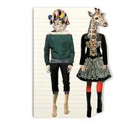 Christian Lacroix Heritage Collection Love Who You Want Die-Cut Notebook--Harlequin & Giraffe