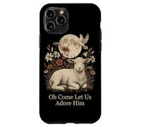 Christian Lamb of God Worship Quote Oh Come Let Us Adore Him Case for iPhone 11 Pro