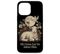 Christian Lamb of God Worship Quote Oh Come Let Us Adore Him Case for iPhone 13 Pro Max