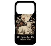 Christian Lamb of God Worship Quote Oh Come Let Us Adore Him Case for iPhone 17 Pro