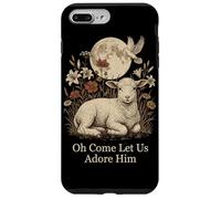 Christian Lamb of God Worship Quote Oh Come Let Us Adore Him Case for iPhone 7 Plus/8 Plus