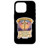 Christian Leader Leadership Is My Ministry CEO Manager Lead Case for iPhone 16 Pro