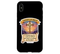 Christian Leader Leadership Is My Ministry CEO Manager Lead Case for iPhone XS Max