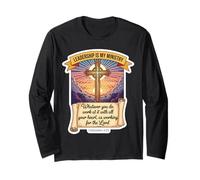 Christian Leader Leadership is My Ministry CEO Manager Lead Long Sleeve T-Shirt