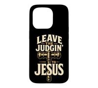 Christian Leave The Judgin' To Jesus Gift Case for iPhone 15 Pro